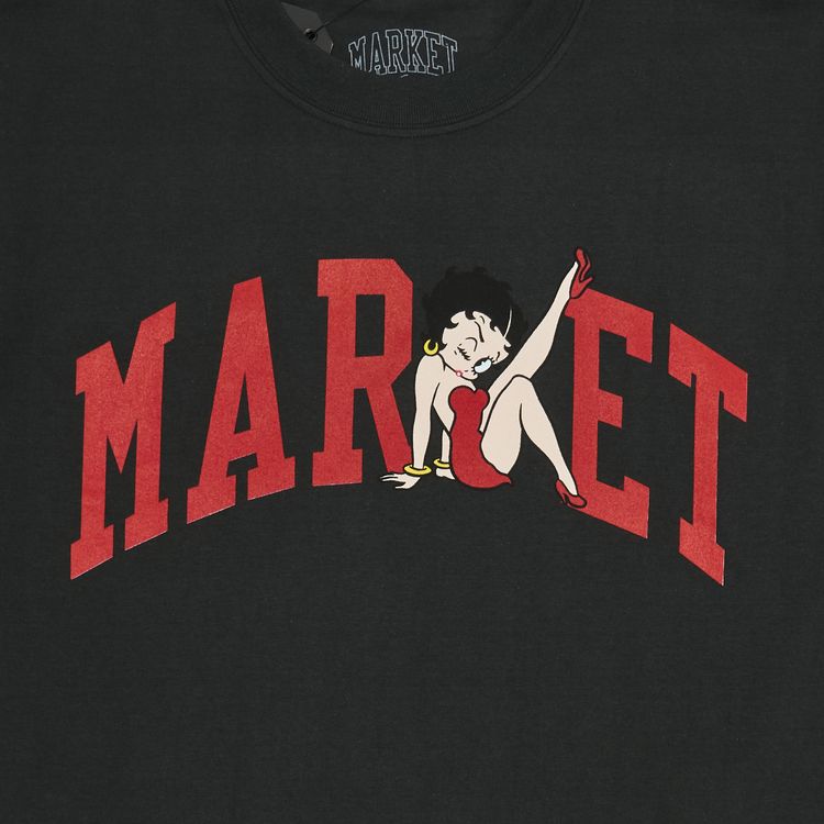 Market Betty Boop T Shirt Washed Black