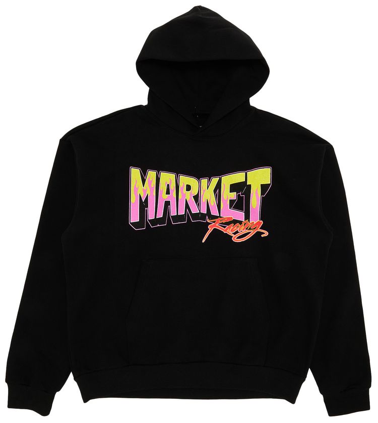 Market Betty Boop Racing Hoodie Black