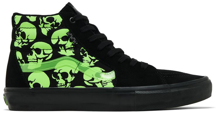 Vans Skate Sk8 Hi Glow Skulls
