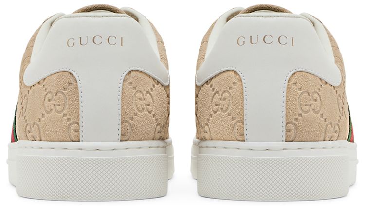 Gucci Ace Sneaker GG Oatmeal Suede