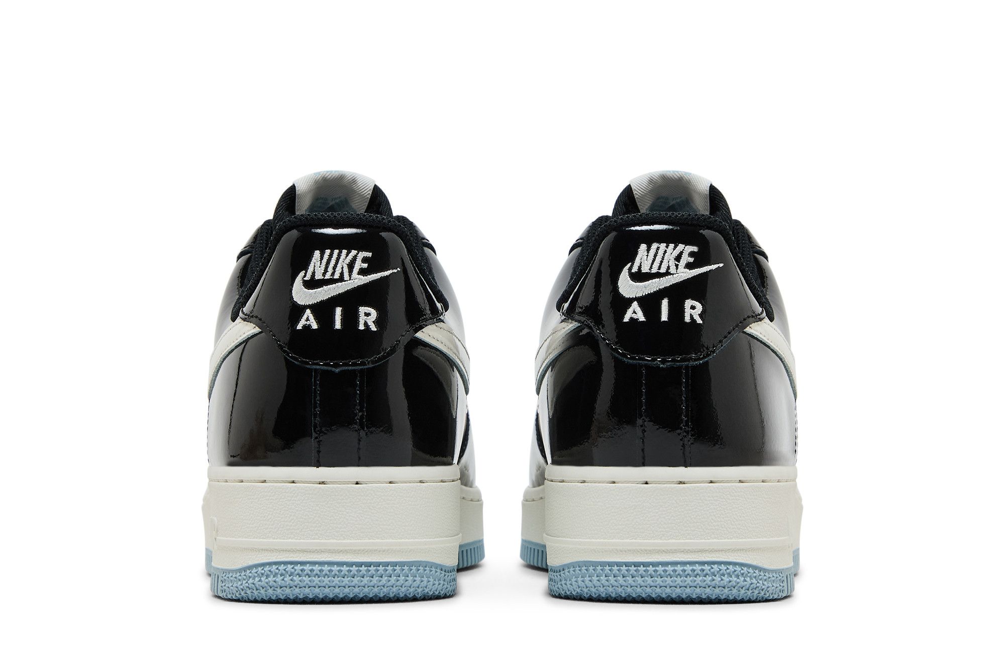 Buy Air Force 1 Low 'Black Iron Grey Patent' - IB7676 001 | GOAT