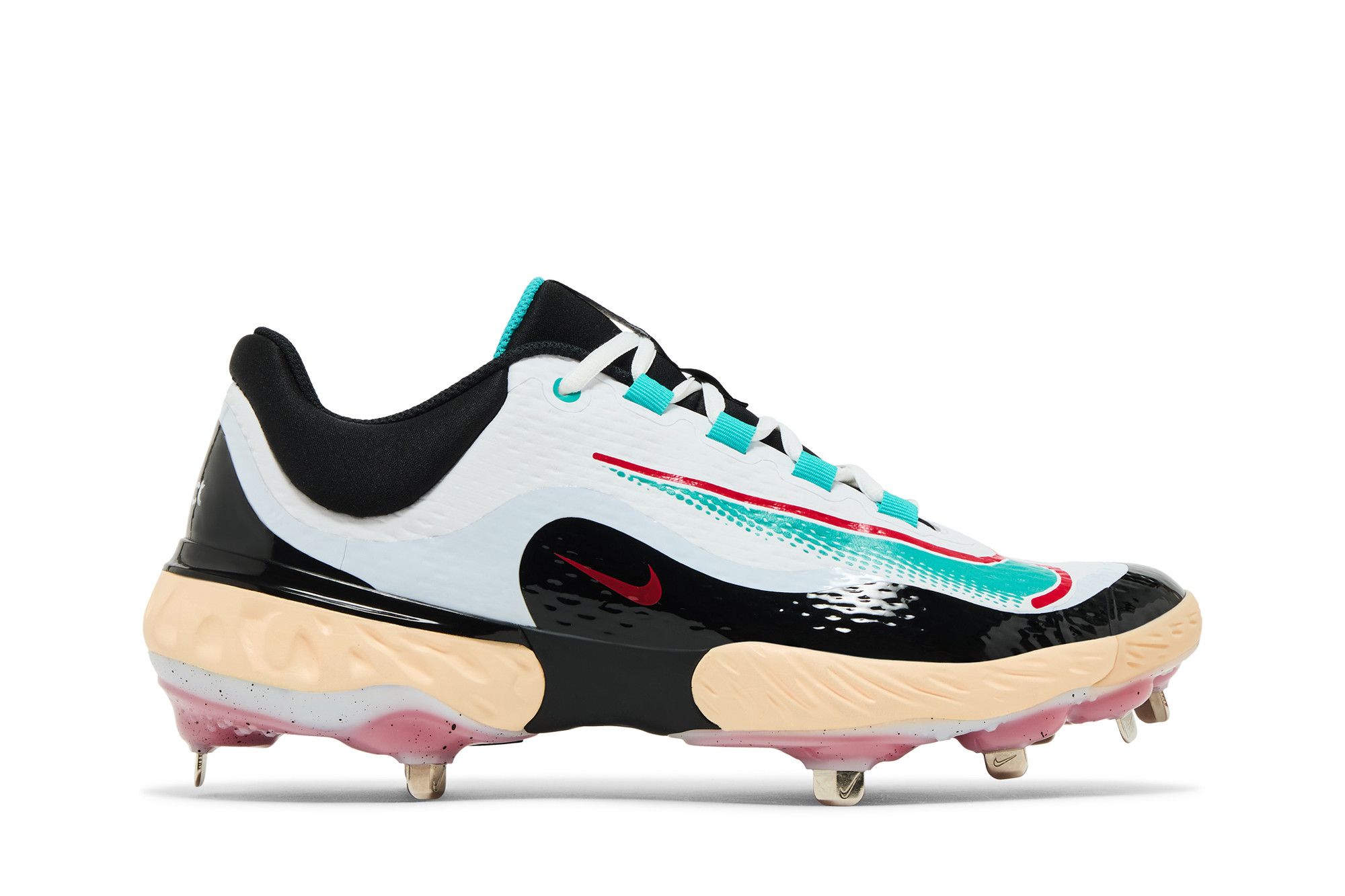 Buy Nike RBI x Alpha Huarache Elite 4 Low 'White Black Teal
