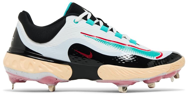 Nike RBI x Alpha Huarache Elite 4 Low White Black Teal