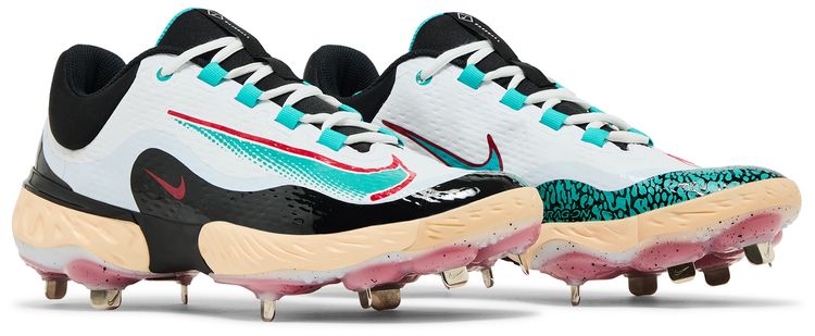 Nike RBI x Alpha Huarache Elite 4 Low White Black Teal