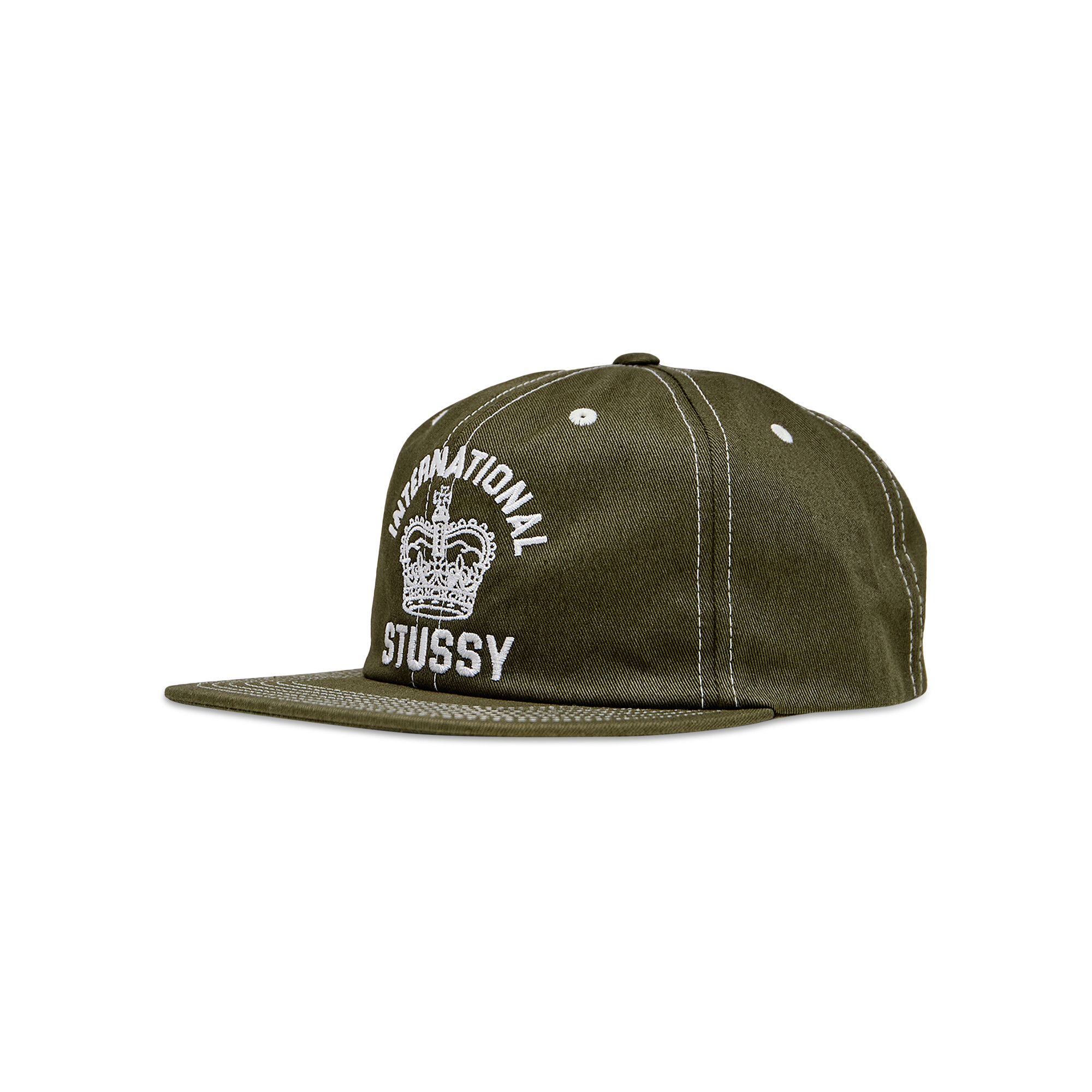 Buy Stussy Mid-Depth International Crown Strapback 'Dark Olive