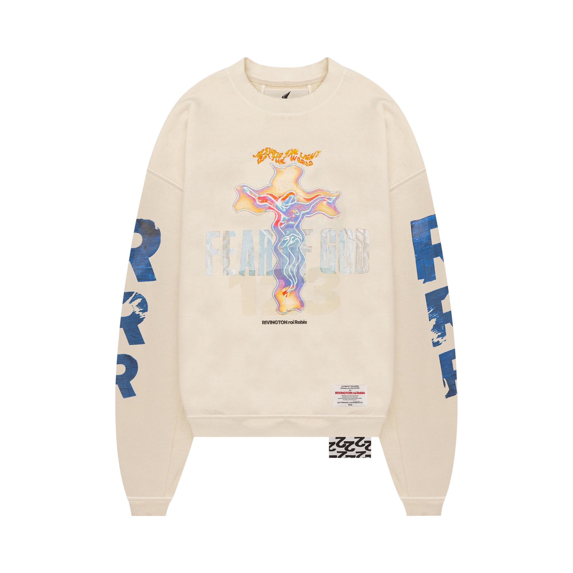 Buy Fear of God x RIVINGTON roi Rebis Crewneck 'Light Of The World