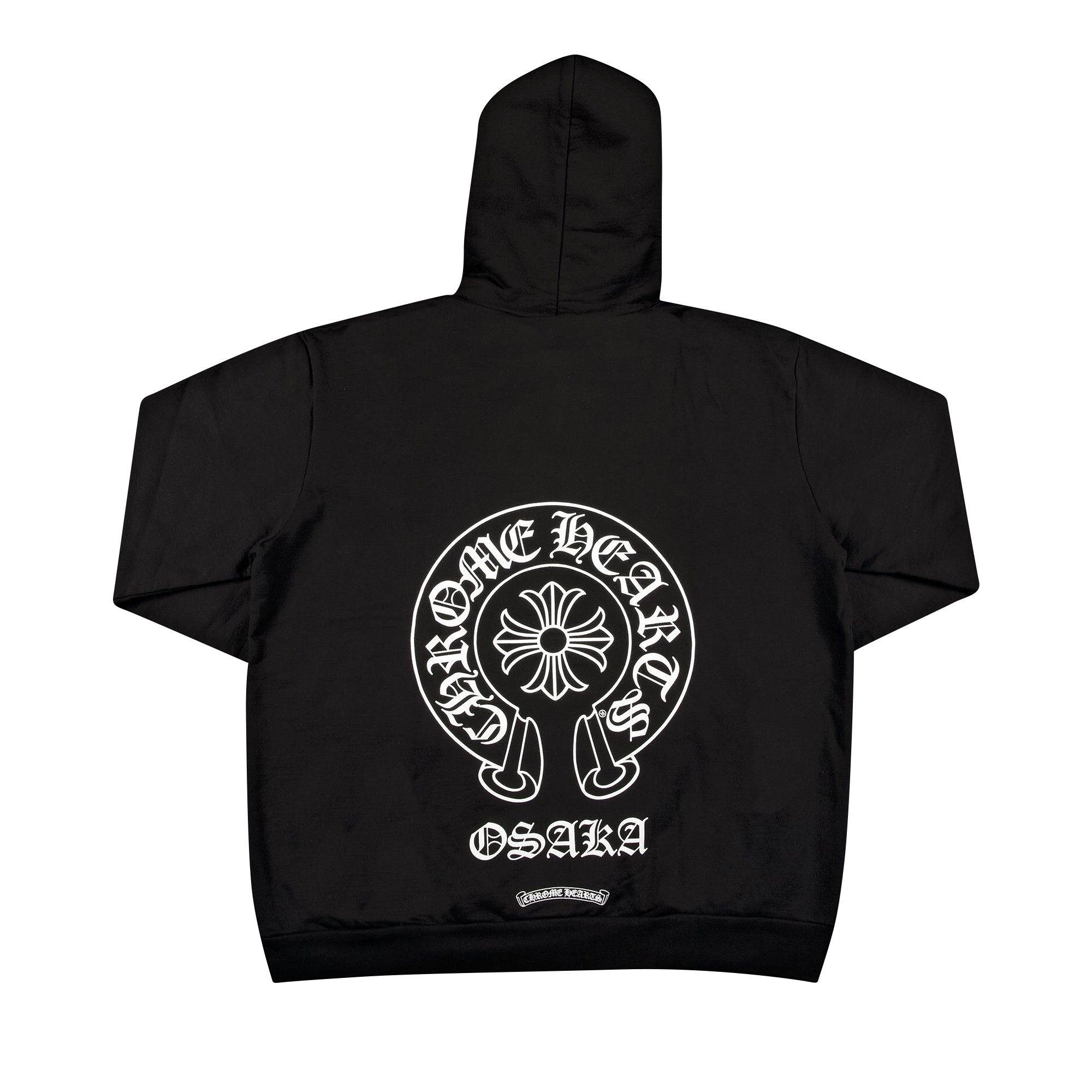 CHROME HEARTS OSKAロゴ ブラックパーカー Buy Chrome Hearts Osaka Horseshoe Hoodie 'Black' - 01383