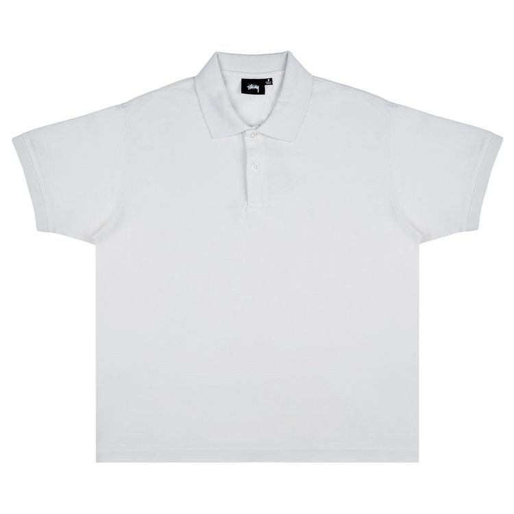 Stussy Classic Pique Polo Off White