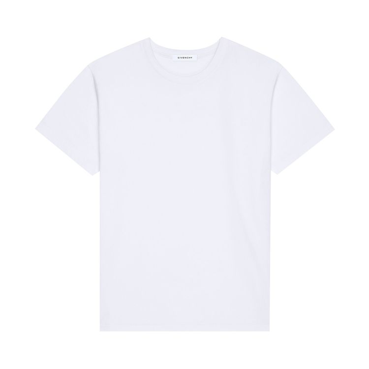 Givenchy Logo Printed Crewneck T Shirt White