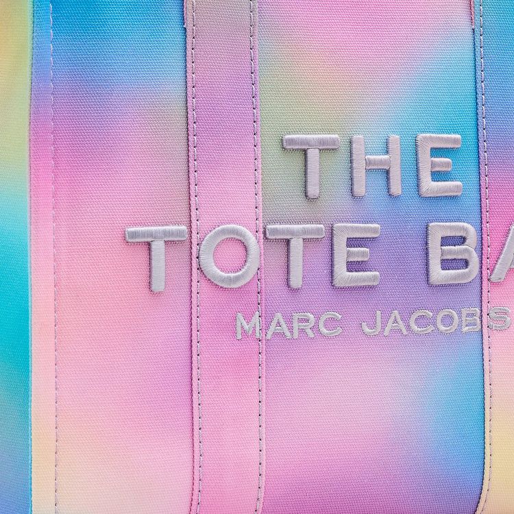 Marc Jacobs Airbrush Canvas Medium Tote Bag BlueMulticolor