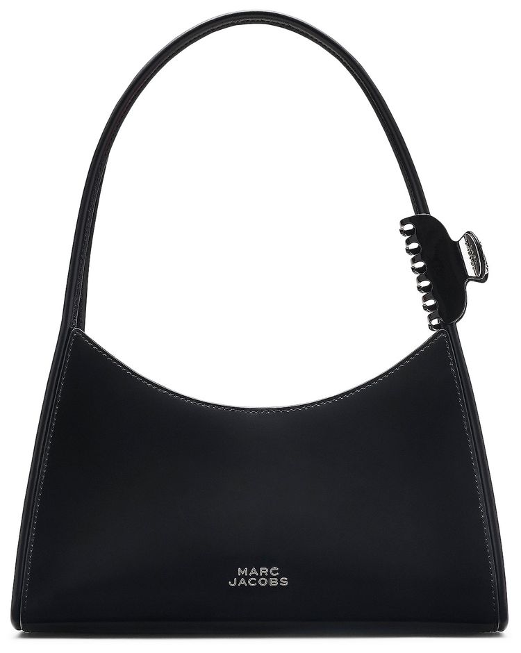 Marc Jacobs Glam Claw Clip Shoulder Bag Black