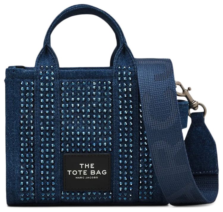 Marc Jacobs Crossbody Tote Bag Dark Wash