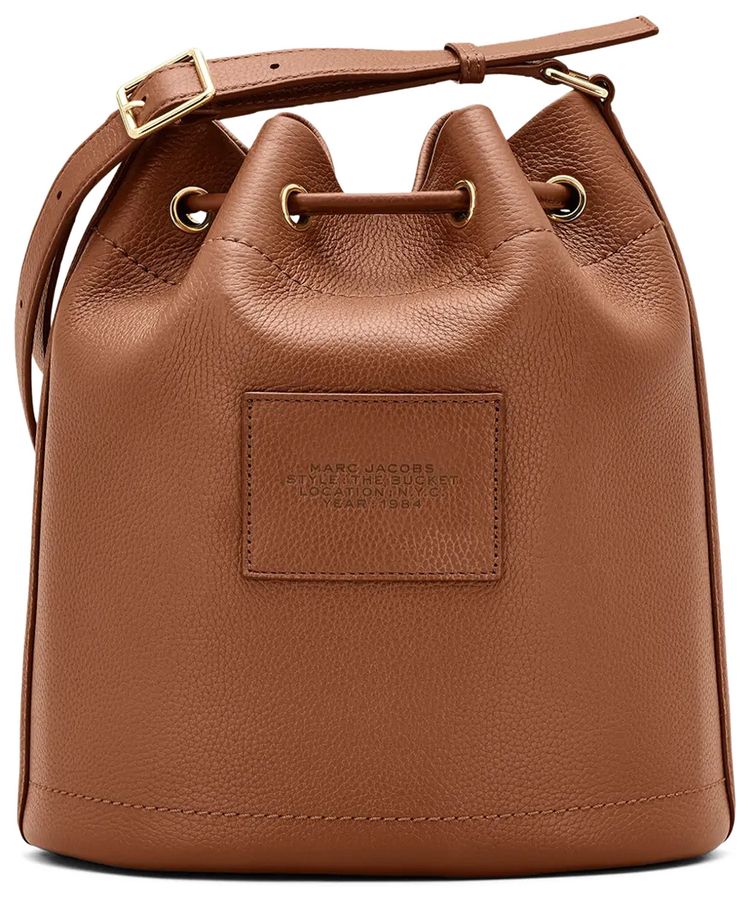 Marc Jacobs Large Shoulder Bucket Bag Argan Oil