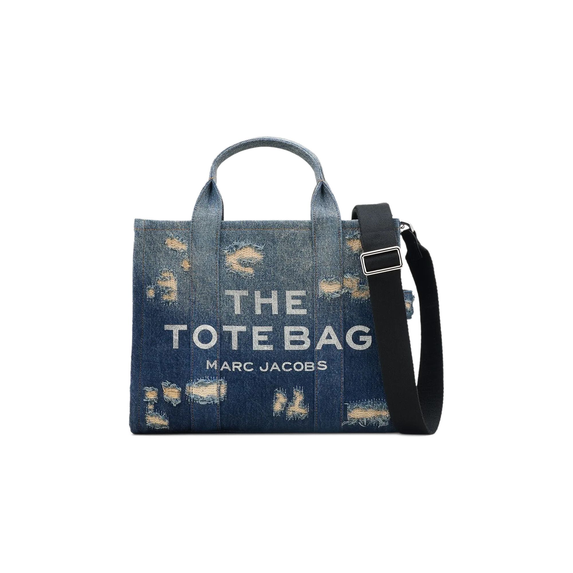 CRACKED ENAMEL TOTE BAG 540B バッグ Marc Jacobs The Washed Monogram Denim Crossbody Tote Handbag