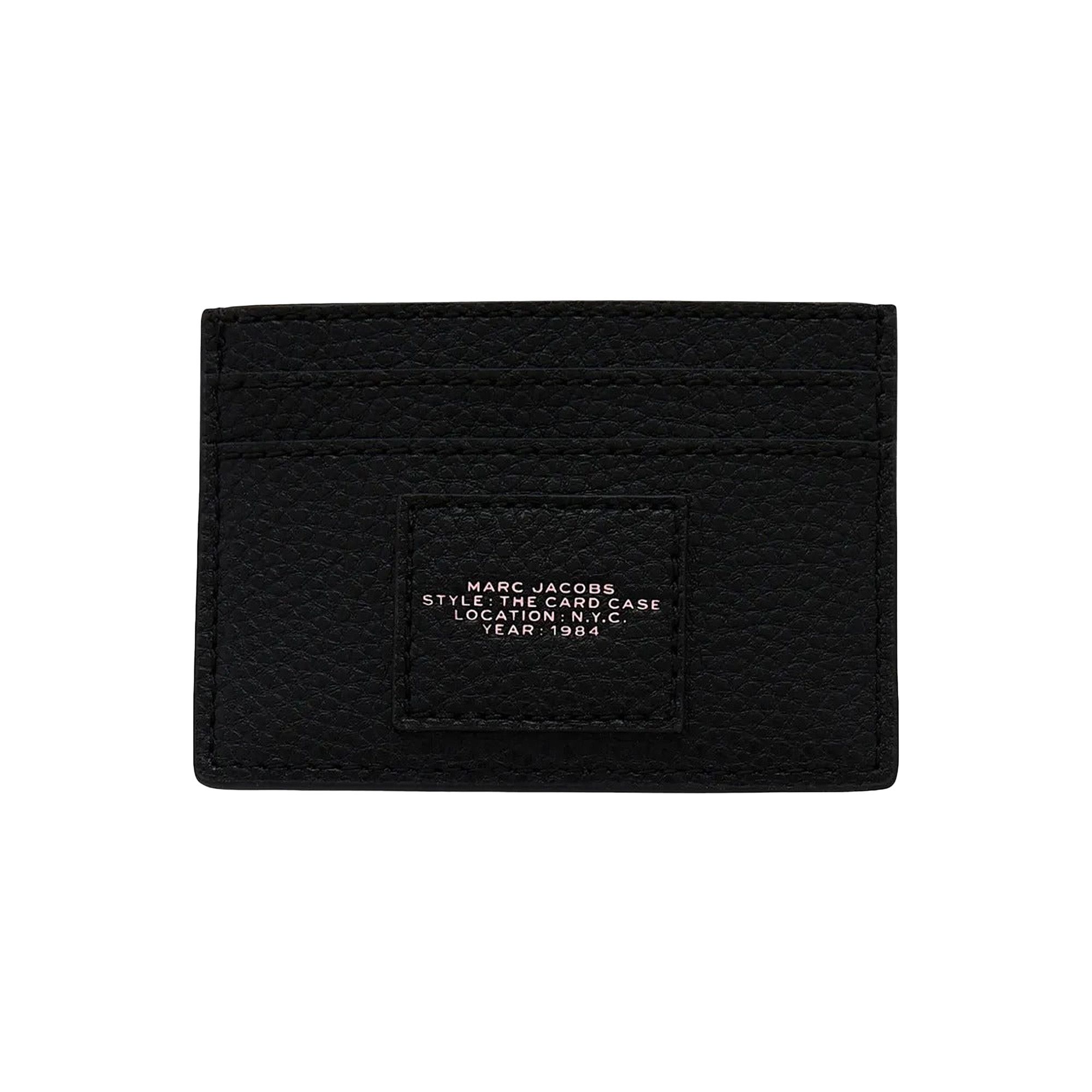 ★Marc Jacobs★ ブラック The Sticker Patch カードケース Marc Jacobs: Black 'The Sticker Patch Card Case' Card Holder