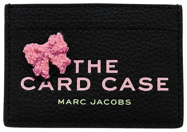 Marc Jacobs Sticker Patch Card Case BlackMulticolor