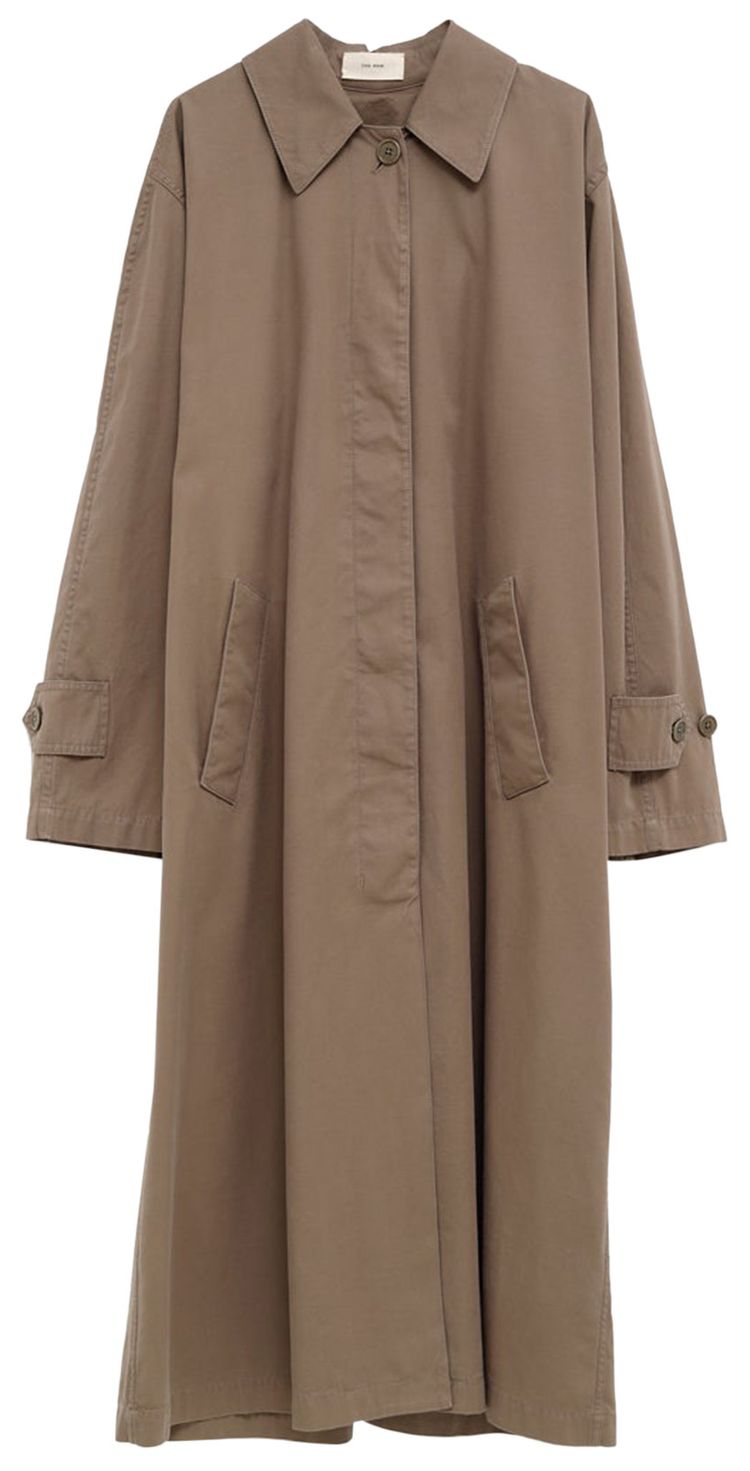 The Row Rocco Coat Taupe