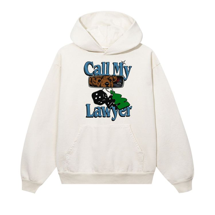 Market Call My Lawyer Chase Hoodie White