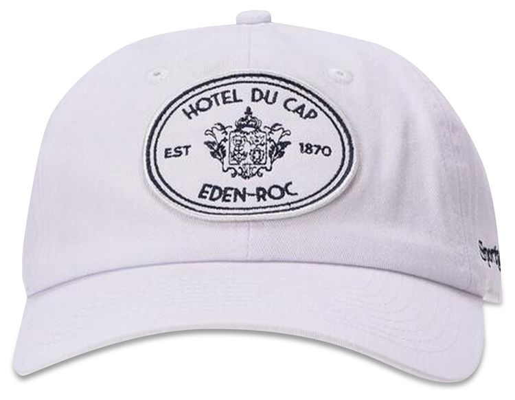 Sporty  Rich Eden Crest Hat White