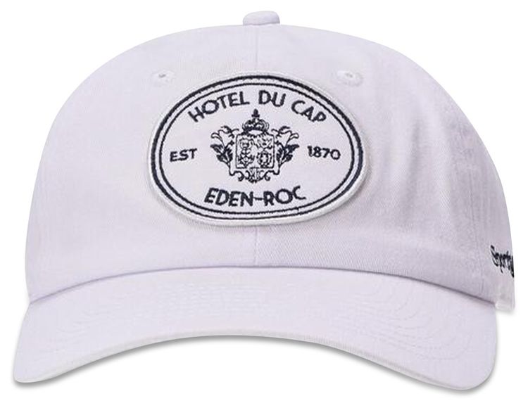 Sporty  Rich Eden Crest Hat White