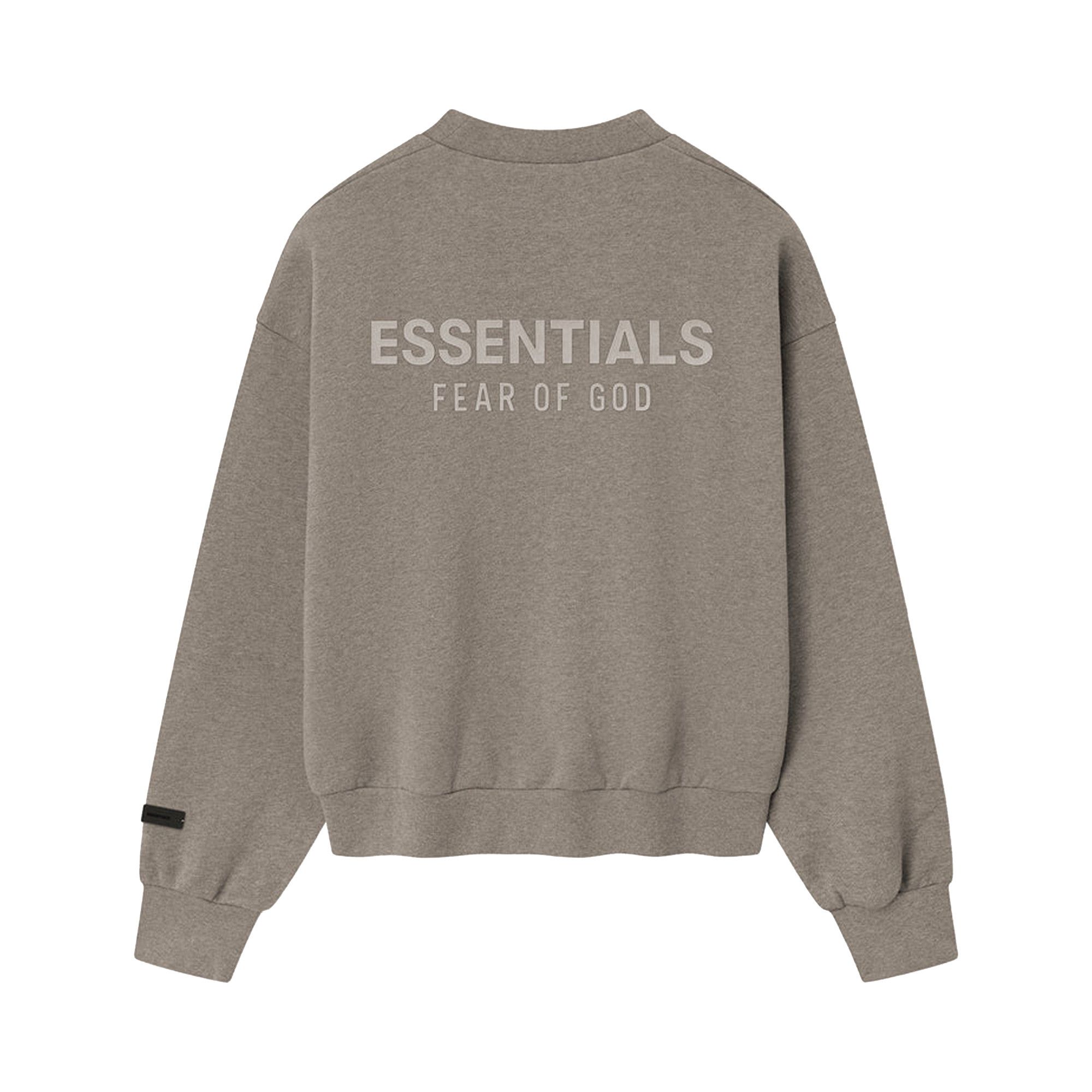 トップス FEAR OF GOD ESSENTIALS FLEECE CREWNECK Fear of God Essentials Fleece Crewneck in Heather Grey