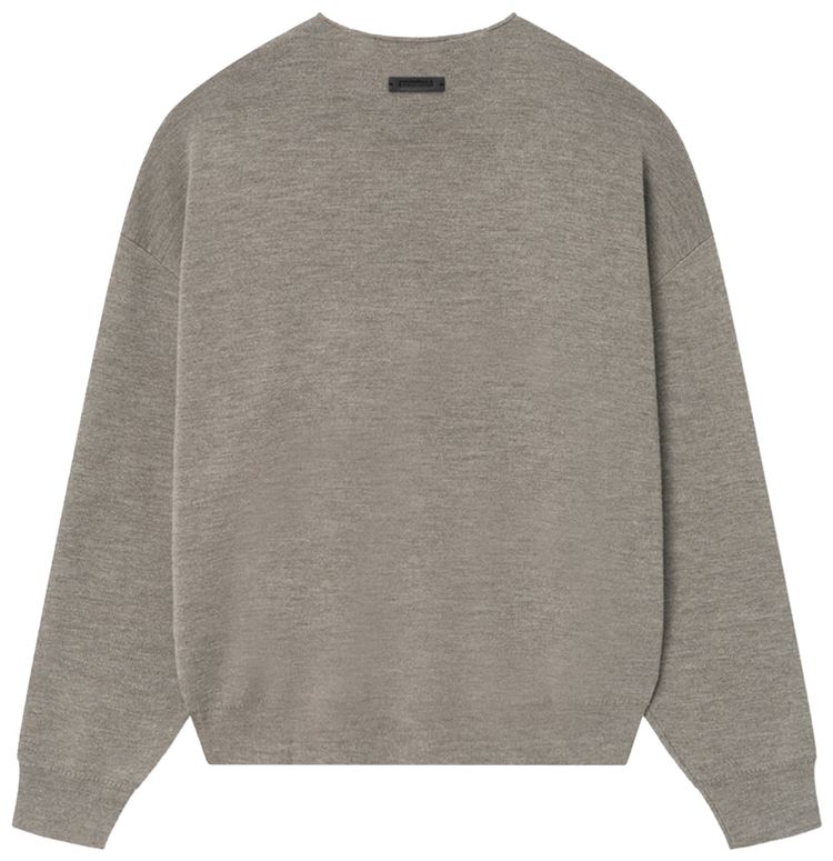 Fear of God Essentials Merino Crewneck Sweater Homestead Heather