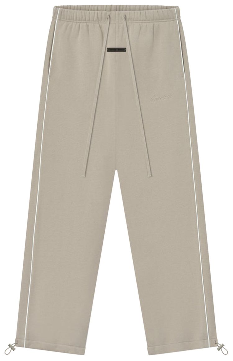 Fear of God Essentials Relaxed Fleece Sweatpant With Piping TimberCloud White
