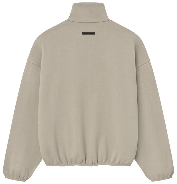 Fear of God Essentials Modern Fleece Track Jacket With Piping TimberCloud White