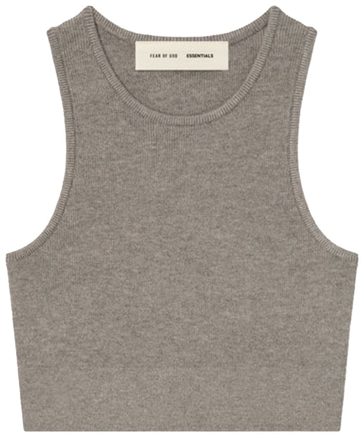 Fear of God Essentials Soft Rib Knit Sport Tank Homestead Heather