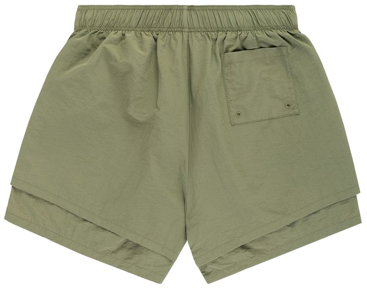 Sp5der OG Web Double Layer Short Sage Green