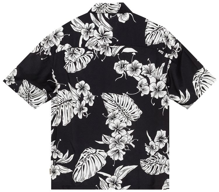 Stussy Hawaiian Short Sleeve Shirt Black