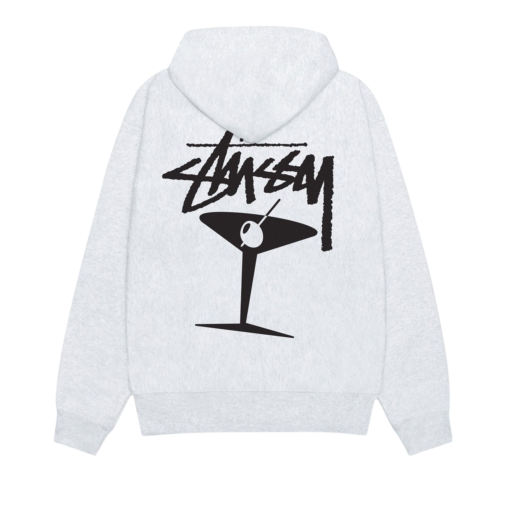 Buy Stussy Martini Zip Hoodie 'Ash Heather' - 1975149 ASH | GOAT