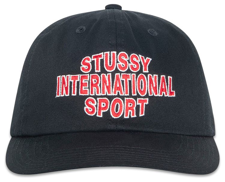 Stussy Mid Depth International Sport Strapback Black