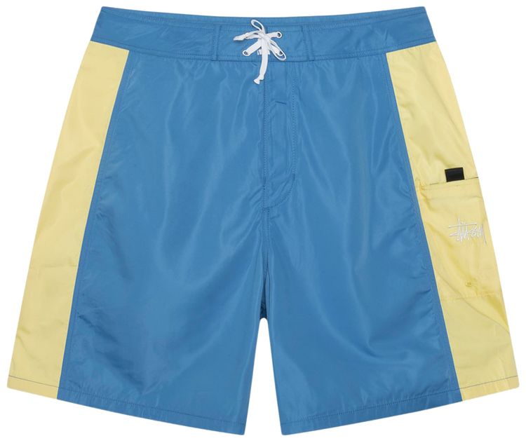 Stussy Paneled Board Short Blue
