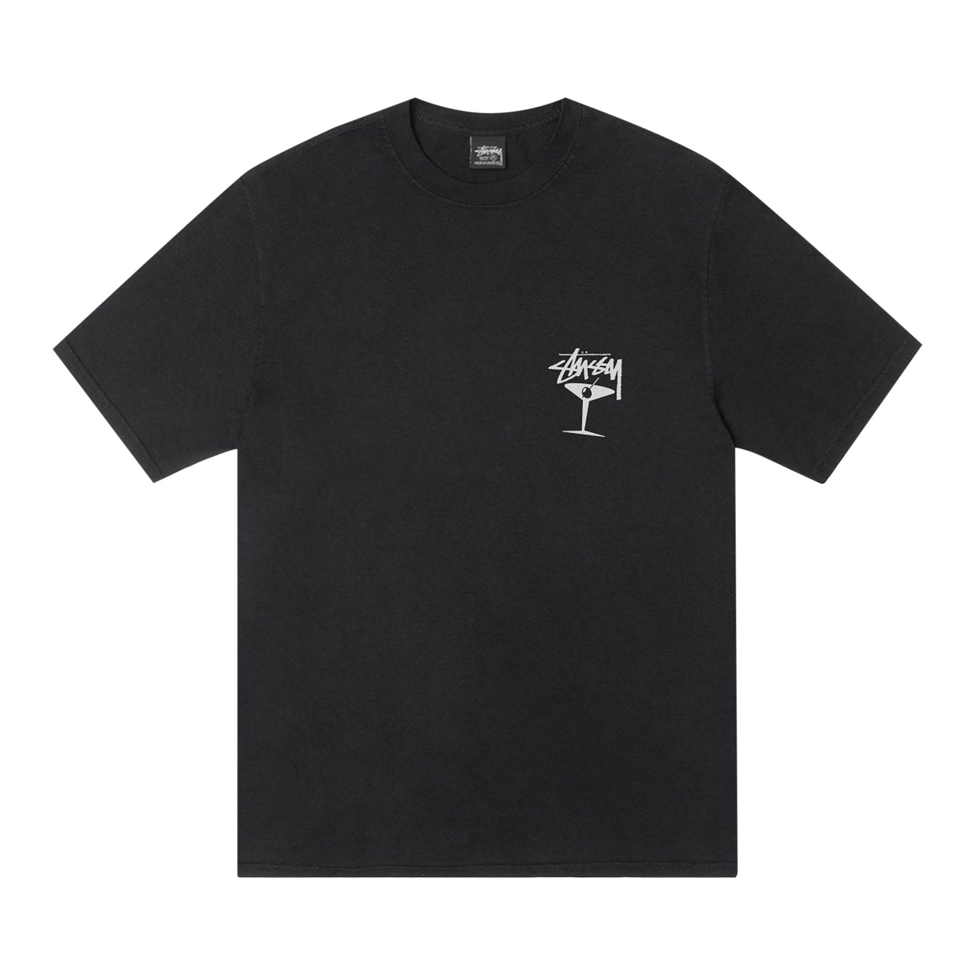早期完売★Stussy★MARTINI TEE PIGMENT DYED(4色/追跡O) Stüssy: Martini Pigment Dyed T-Shirt (Elm) | DSMS E-SHOP