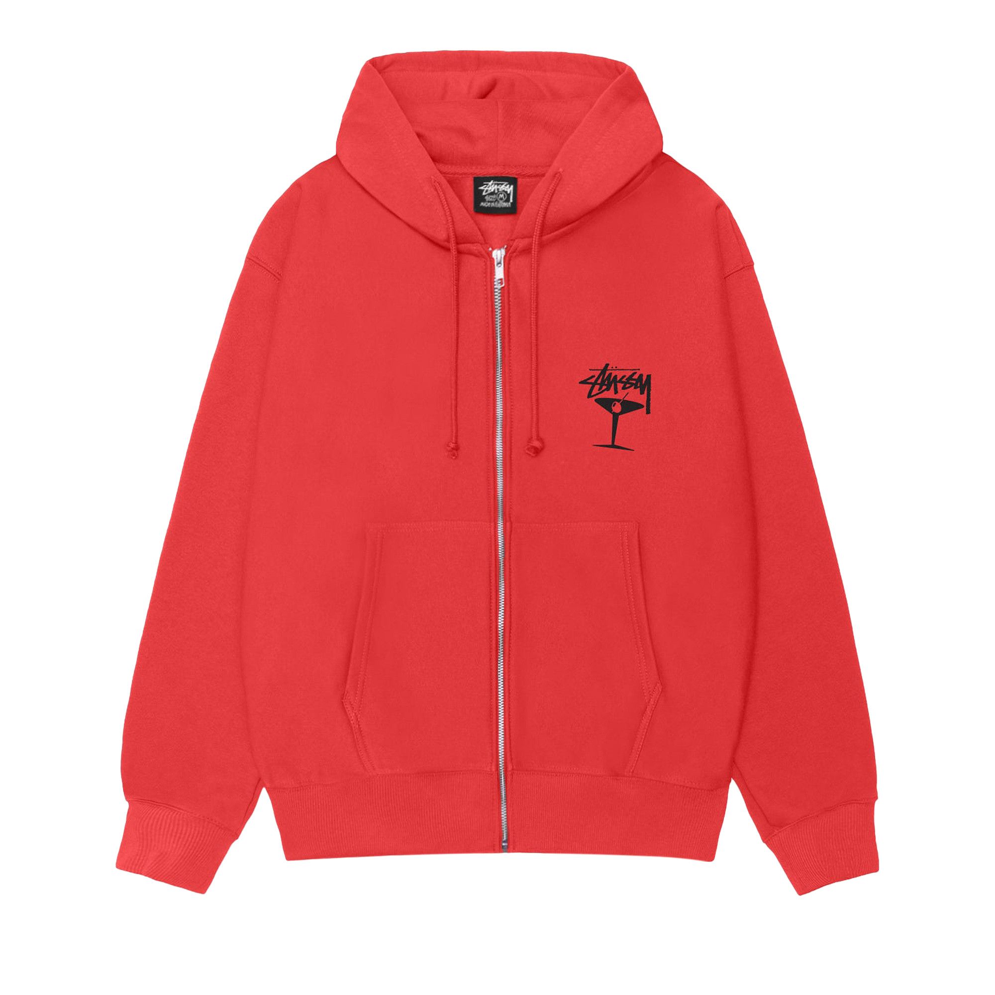 Buy Stussy Martini Zip Hoodie 'Cayenne' - 1975149 CAYE | GOAT