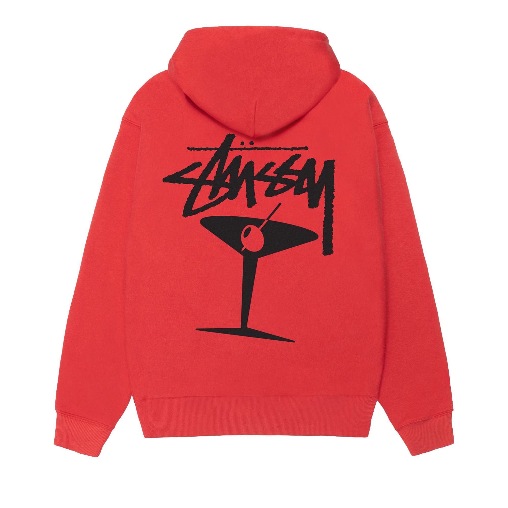 新作【STUSSY】MARTINI ZIP HOODIE ☆ジップ スウェットフーディ Buy Stussy Martini Zip Hoodie 'Cayenne' - 1975149 CAYE | GOAT