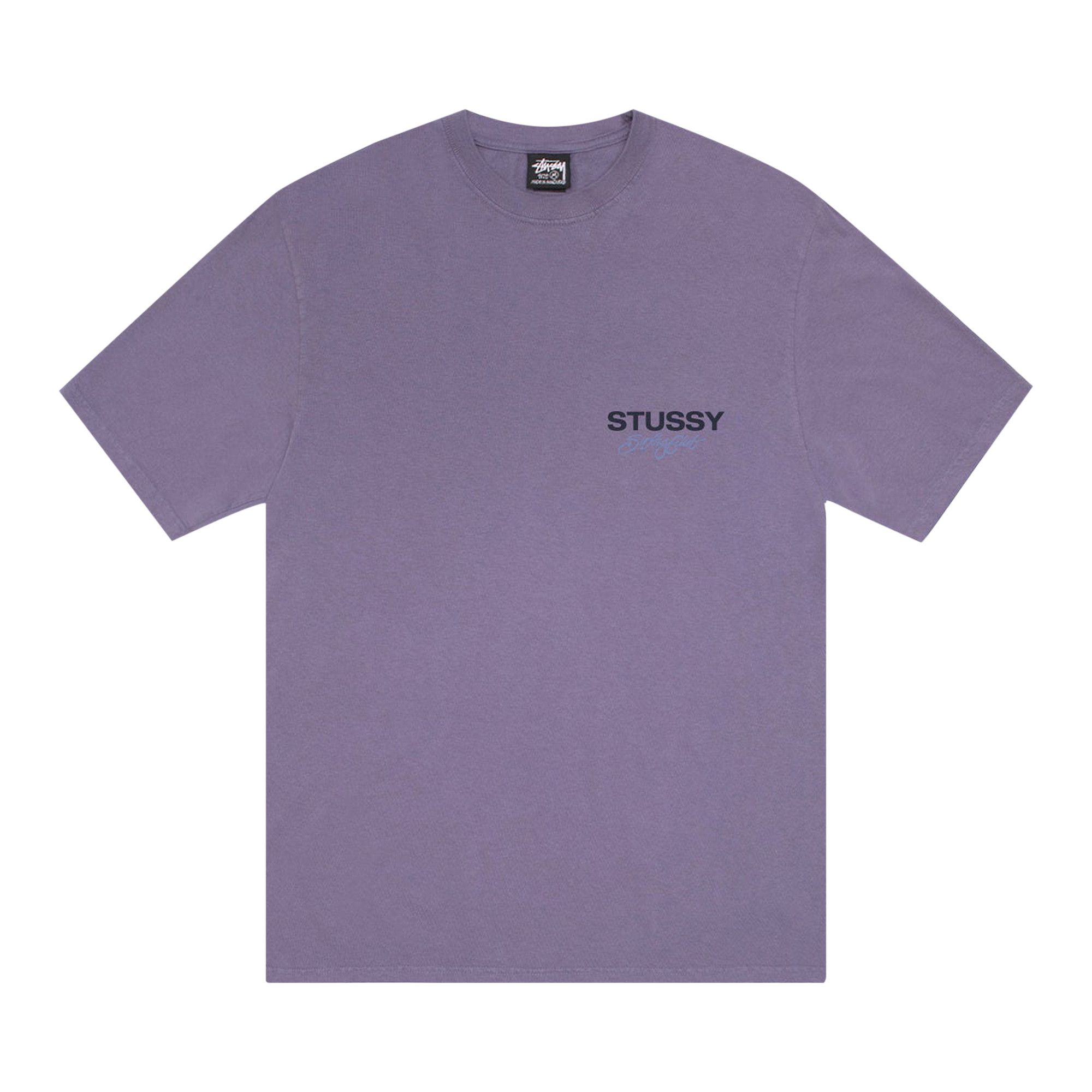 【Stussy】 Surf Club T-Shirt Pigment Dyed Grape Sneaker Politics