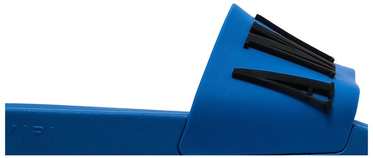 Amiri Rubber Classic Logo Pool Slide Blue