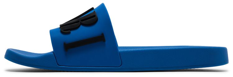 Amiri Rubber Classic Logo Pool Slide Blue