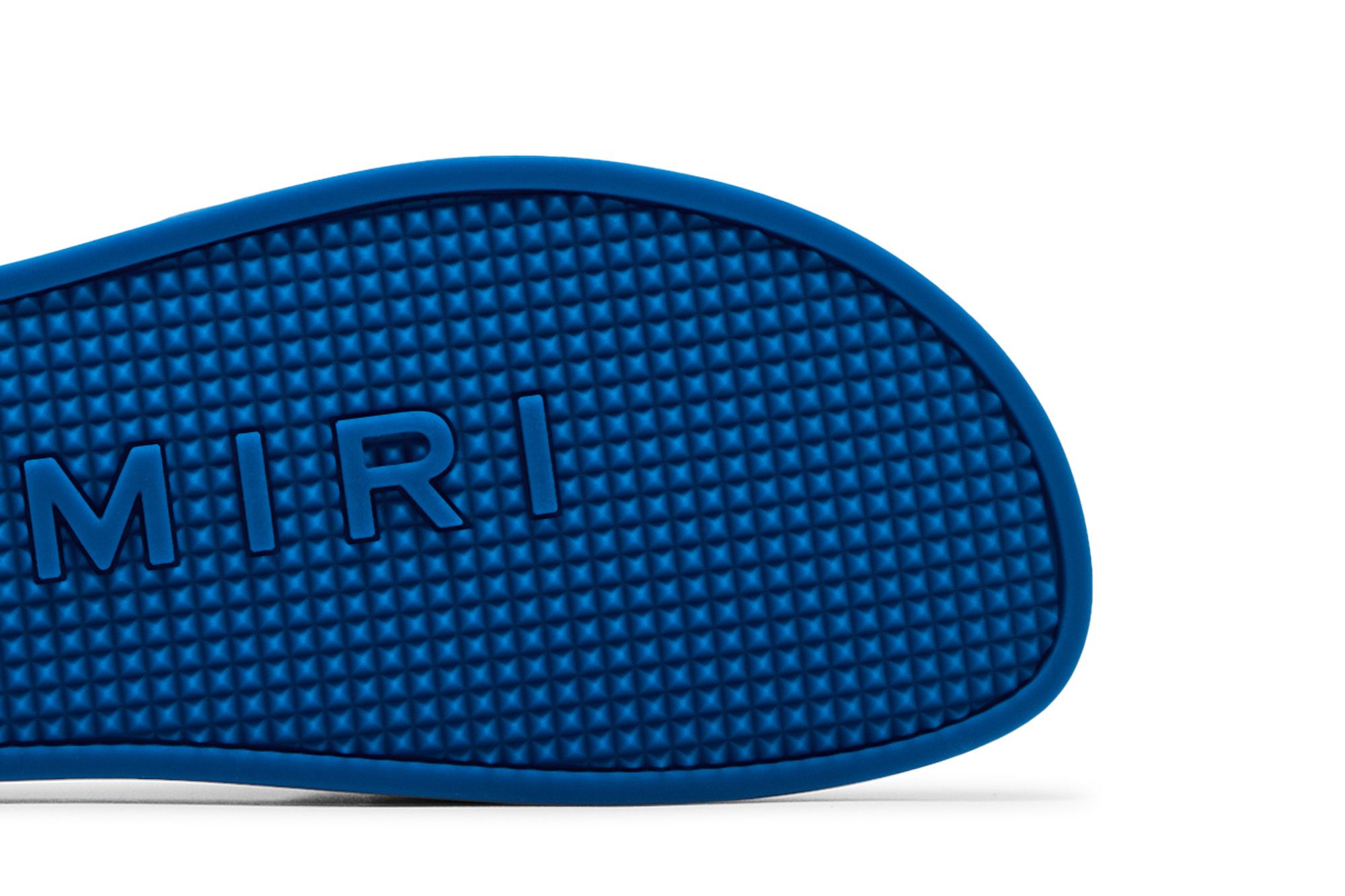Buy Amiri Rubber Classic Logo Pool Slide 'Blue' - PS22MFF001