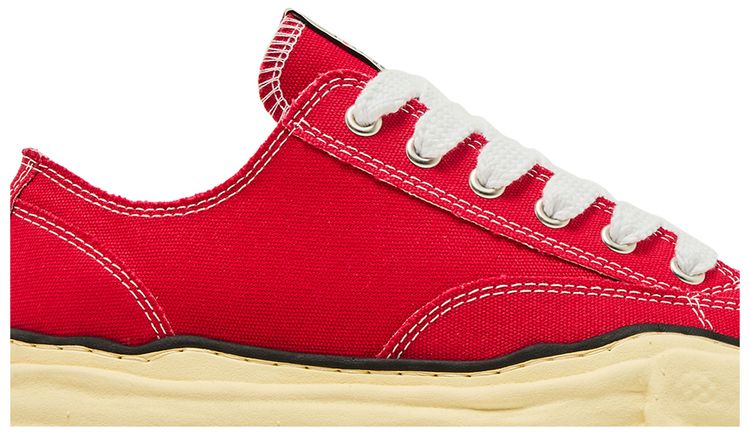 Maison Mihara Yasuhiro Peterson OG Sole Canvas Low Red