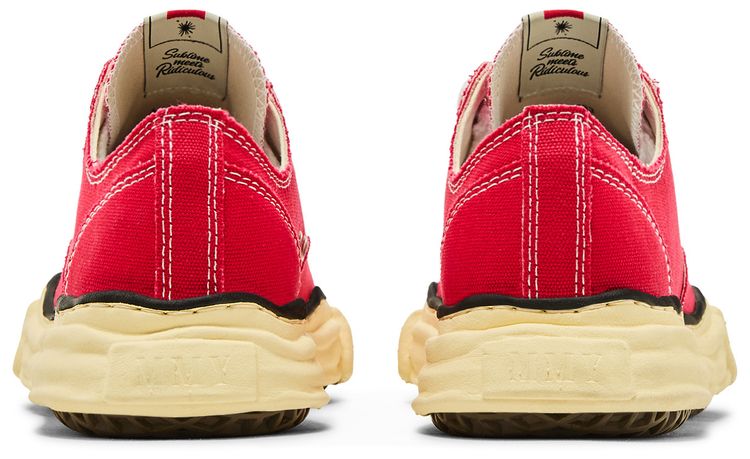 Maison Mihara Yasuhiro Peterson OG Sole Canvas Low Red