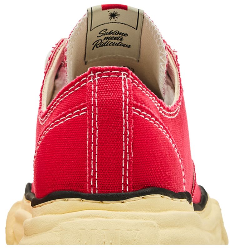 Maison Mihara Yasuhiro Peterson OG Sole Canvas Low Red