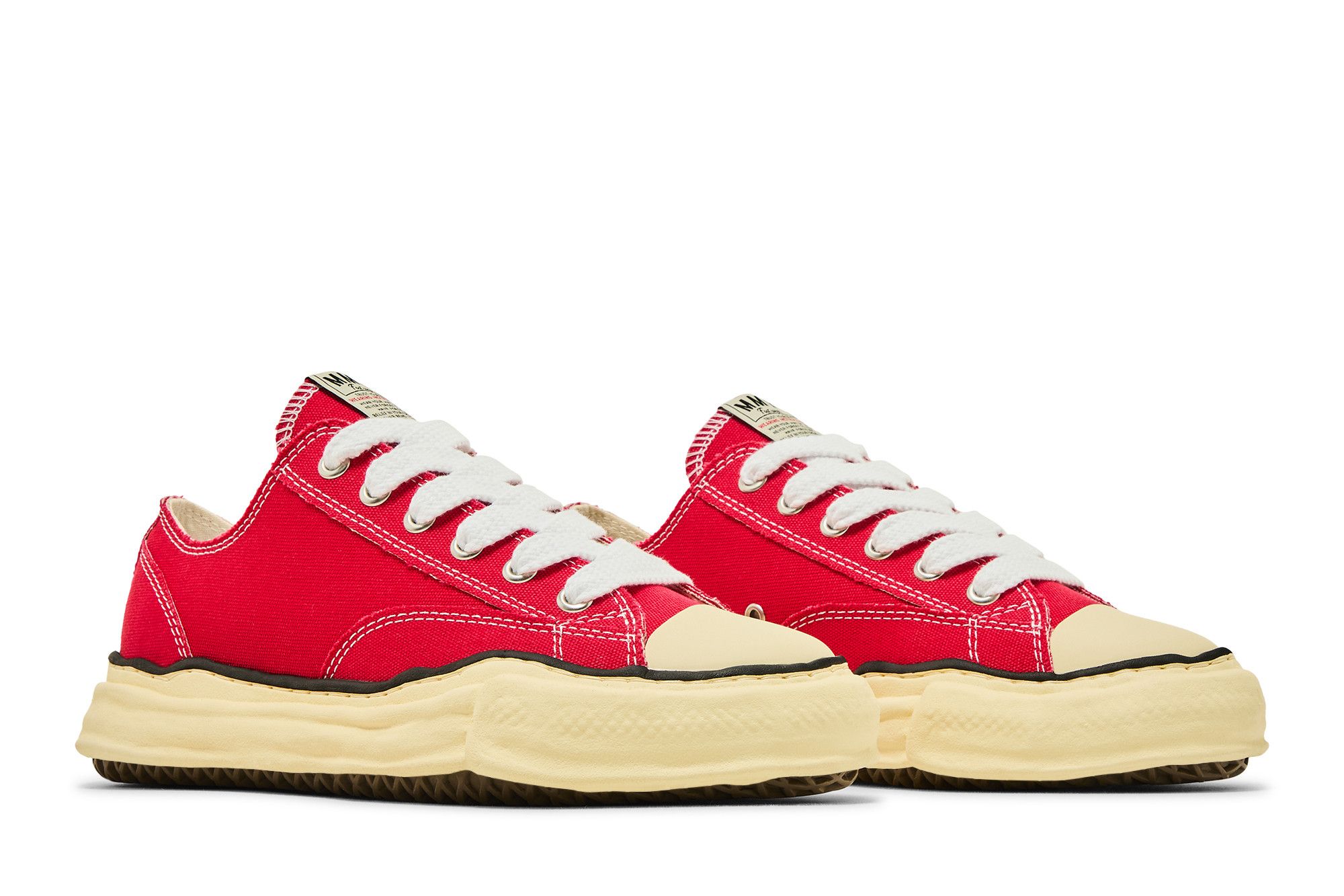 Buy Maison Mihara Yasuhiro Peterson OG Sole Canvas Low 'Red