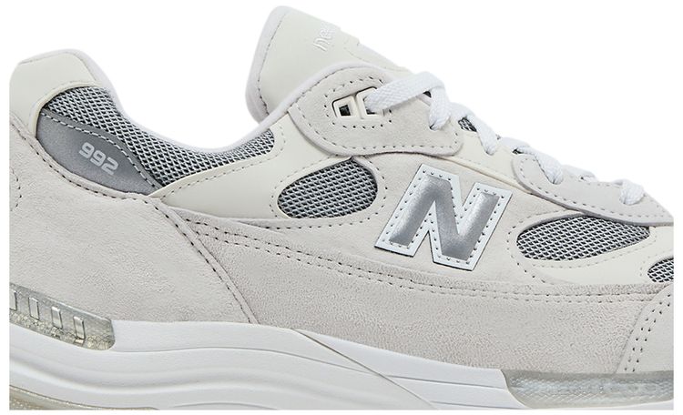 New Balance 992 Made in USA White Reflection
