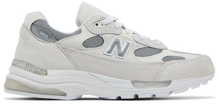 New Balance 992 Made in USA White Reflection