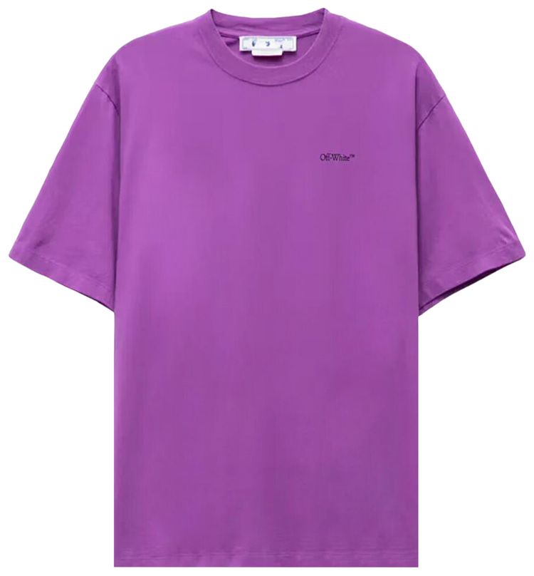 Off White Jumbo Arrow Over Tee Orchid