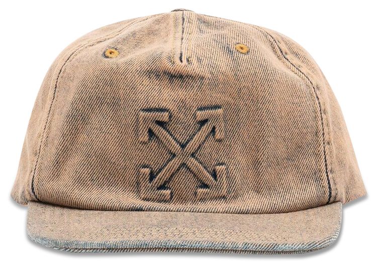 Off White Laundry Arrow Baseball Cap Peach Orange