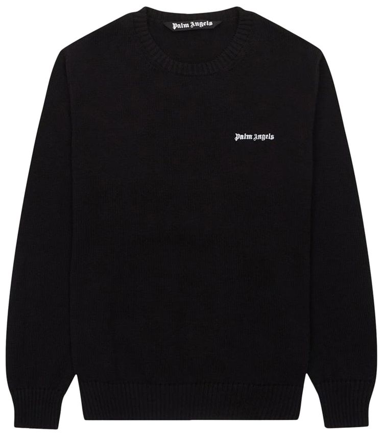 Palm Angels Classic Logo Sweater Black